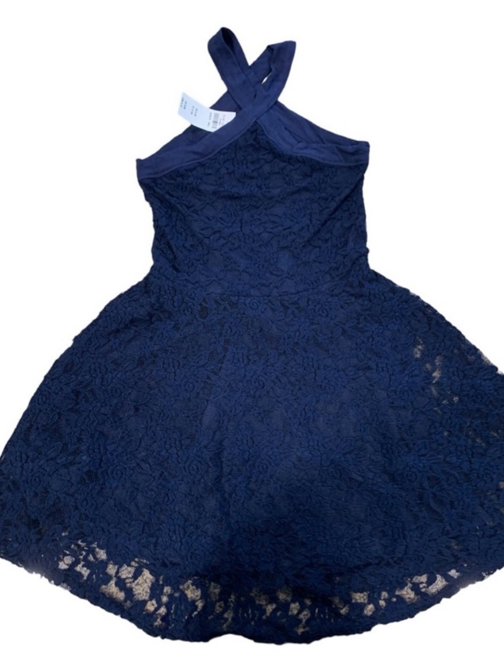 Abercrombie & Fitch Midi Dress Blue Small NEW